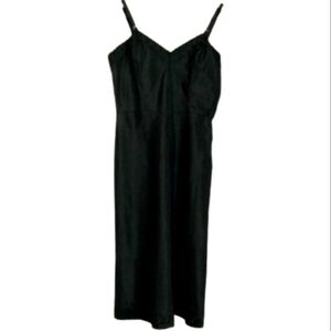 50s Glam Pinup Sexy Black Dress Slip Vintage Lingerie Barbizon Ariel Taffreda S